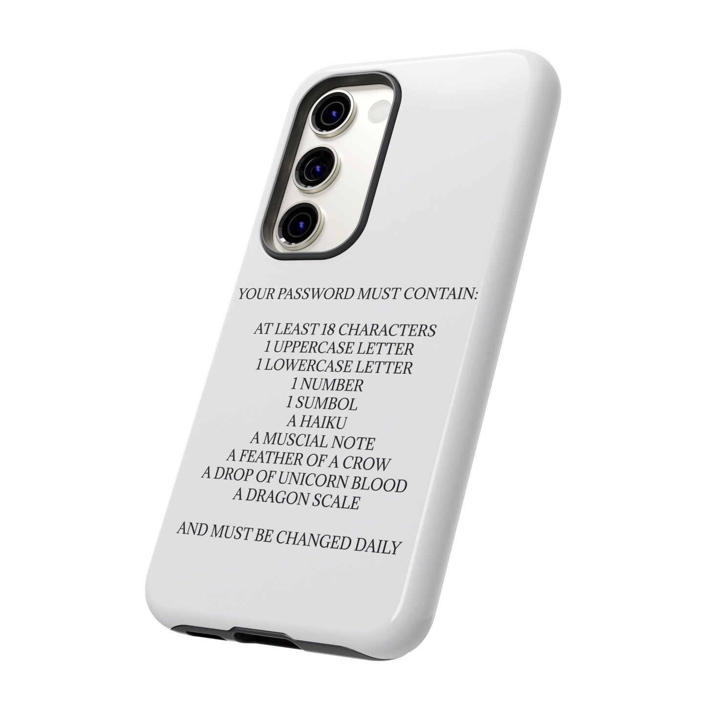 Password Samsung Case