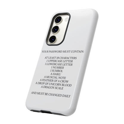 Password Samsung Case