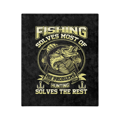Problem Solving Velveteen Microfiber Blanket
