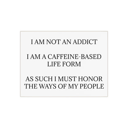 Not An Addict Ceramic Photo Tile