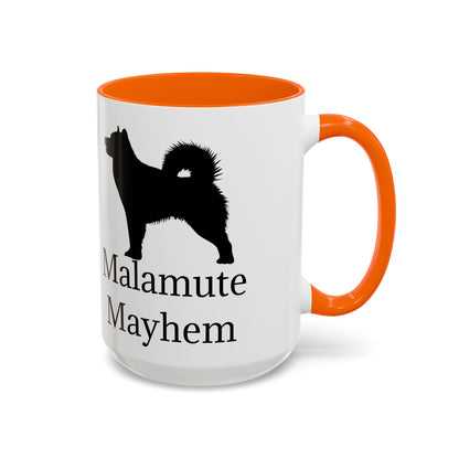 Malamute Mayhem 2-Tone Coffee Mug