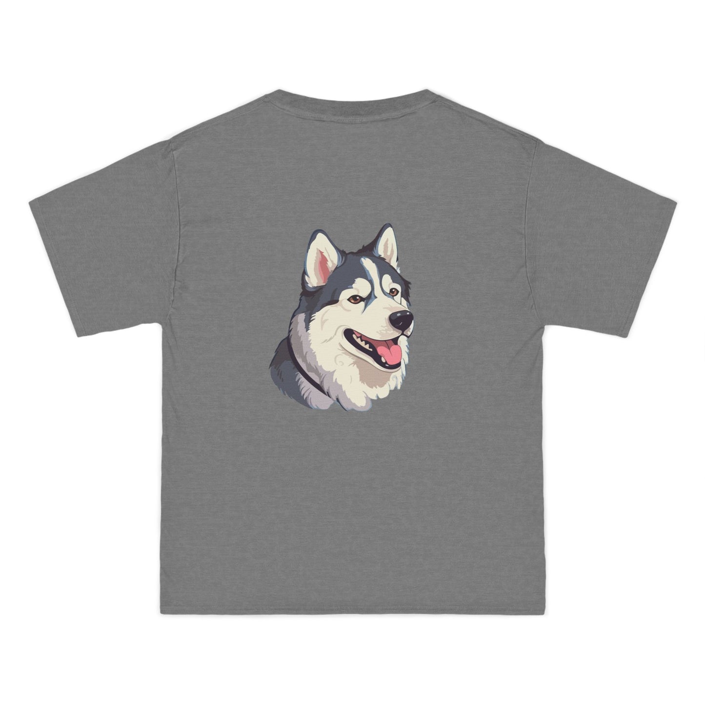 Malamute Head Men's Short-Sleeve Crewneck Tee