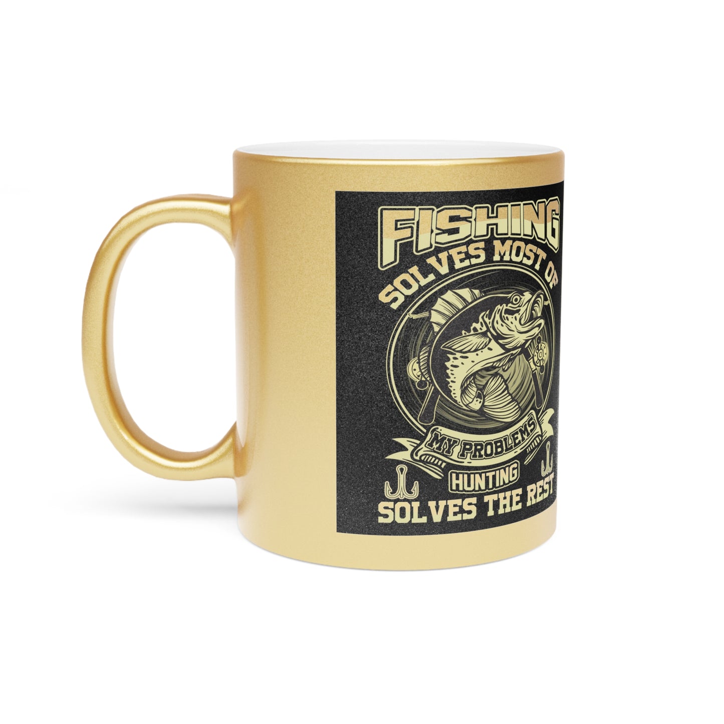 Problem Solving Metallic Coffee Mug