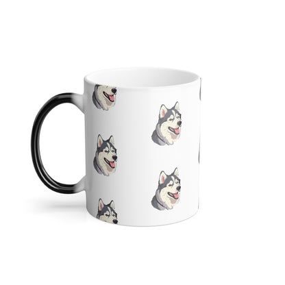 Malamute Head Color Changing Mug