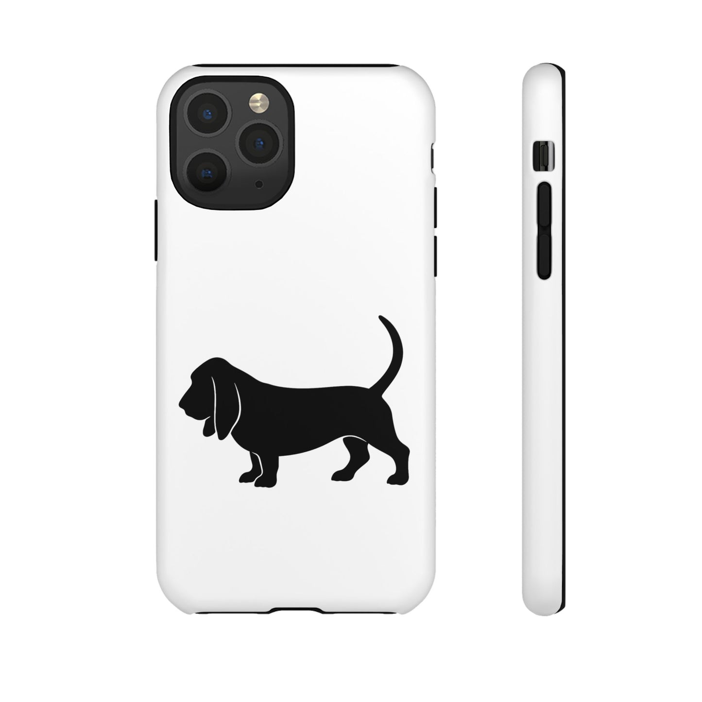 Basset Hound Silhouette iPhone Case