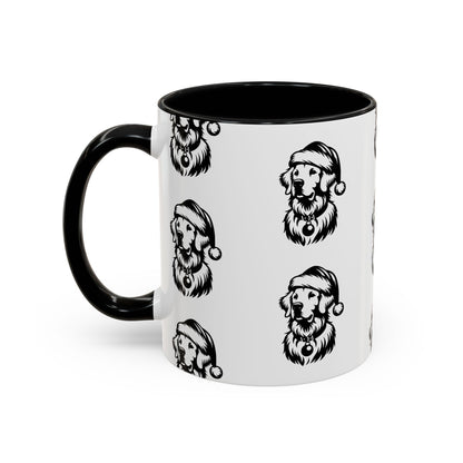 Santa Paws Golden 2-Tone Coffee Mug