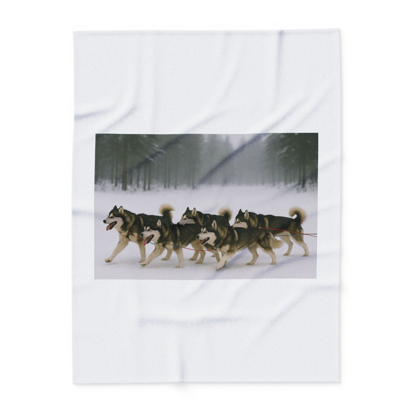 Mush On Arctic Fleece Blanket