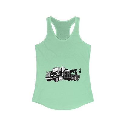 Heavy Tow Truck Women's Racerback Tank