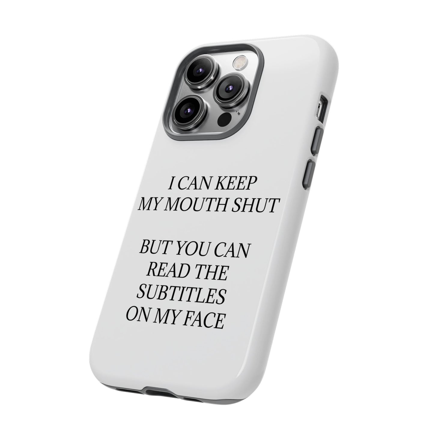Subtitles iPhone Case