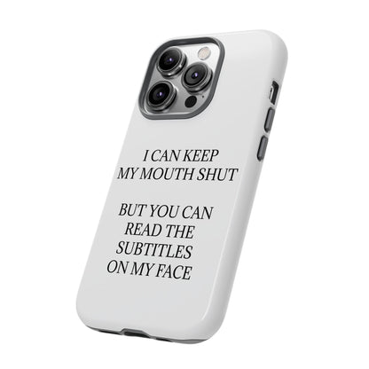 Subtitles iPhone Case