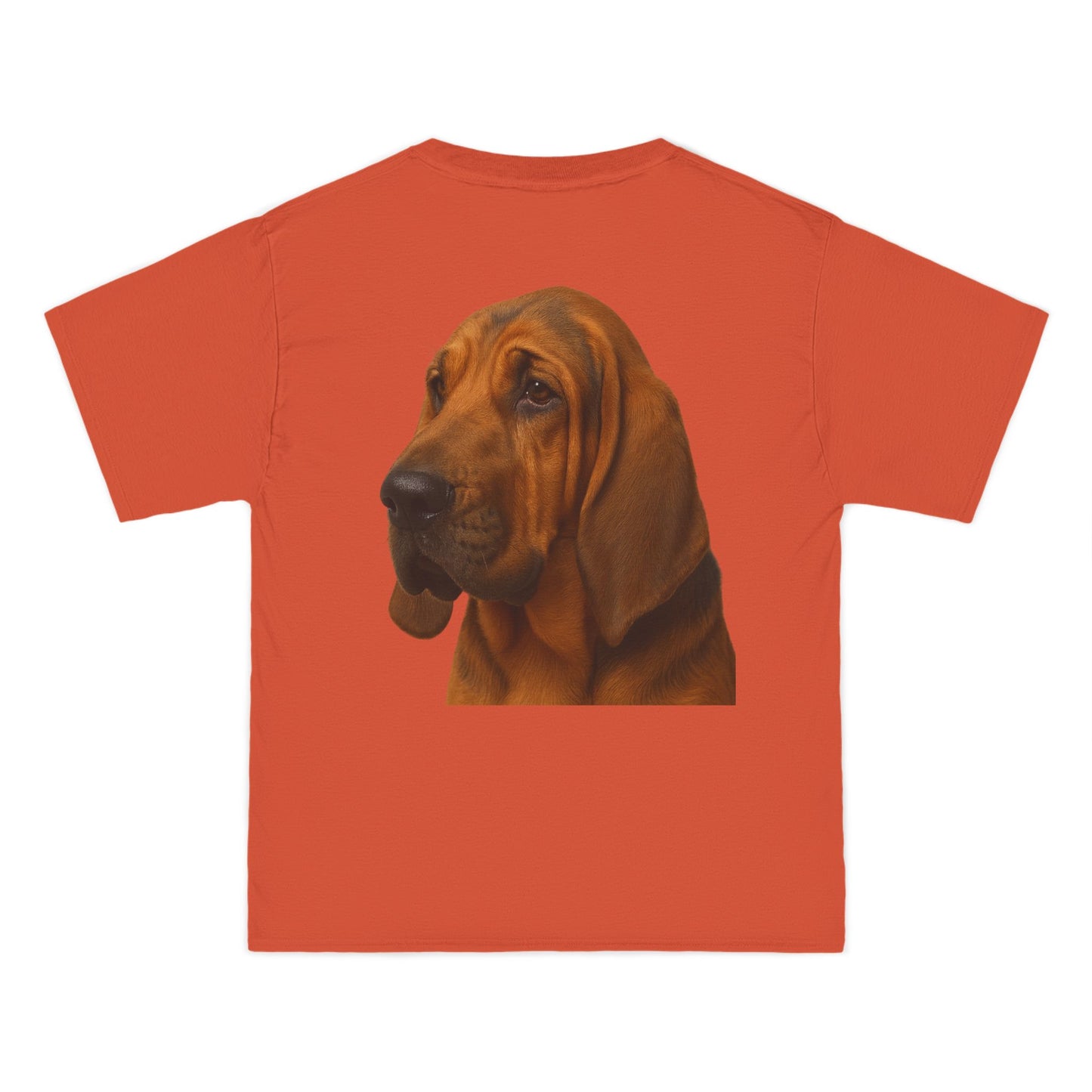 Bloodhound Head Men's Short-Sleeve Crewneck Tee