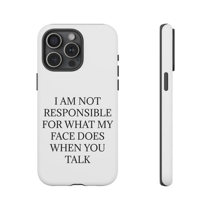 When You Talk iPhone Case