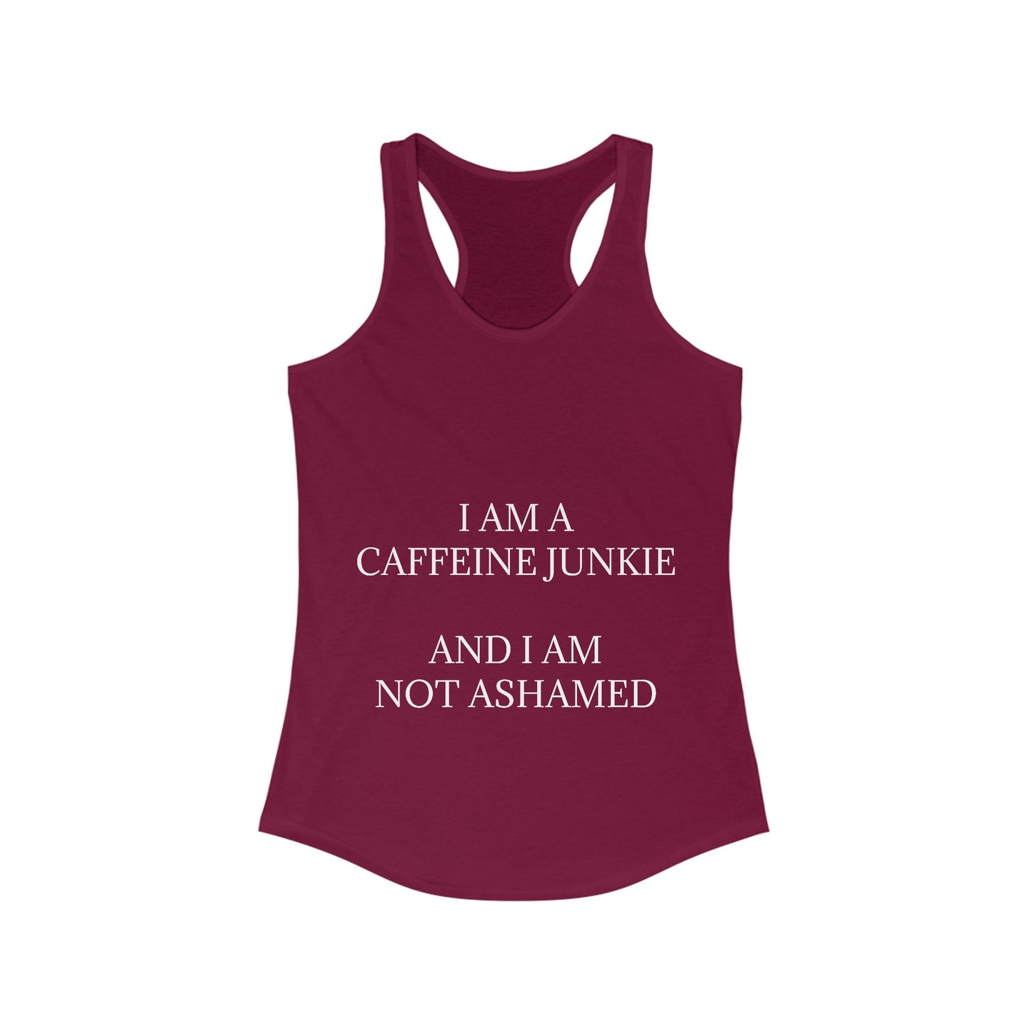 Caffeine Junkie Women's Racerback Tank