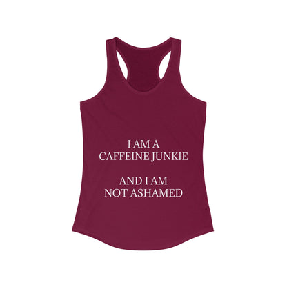 Caffeine Junkie Women's Racerback Tank