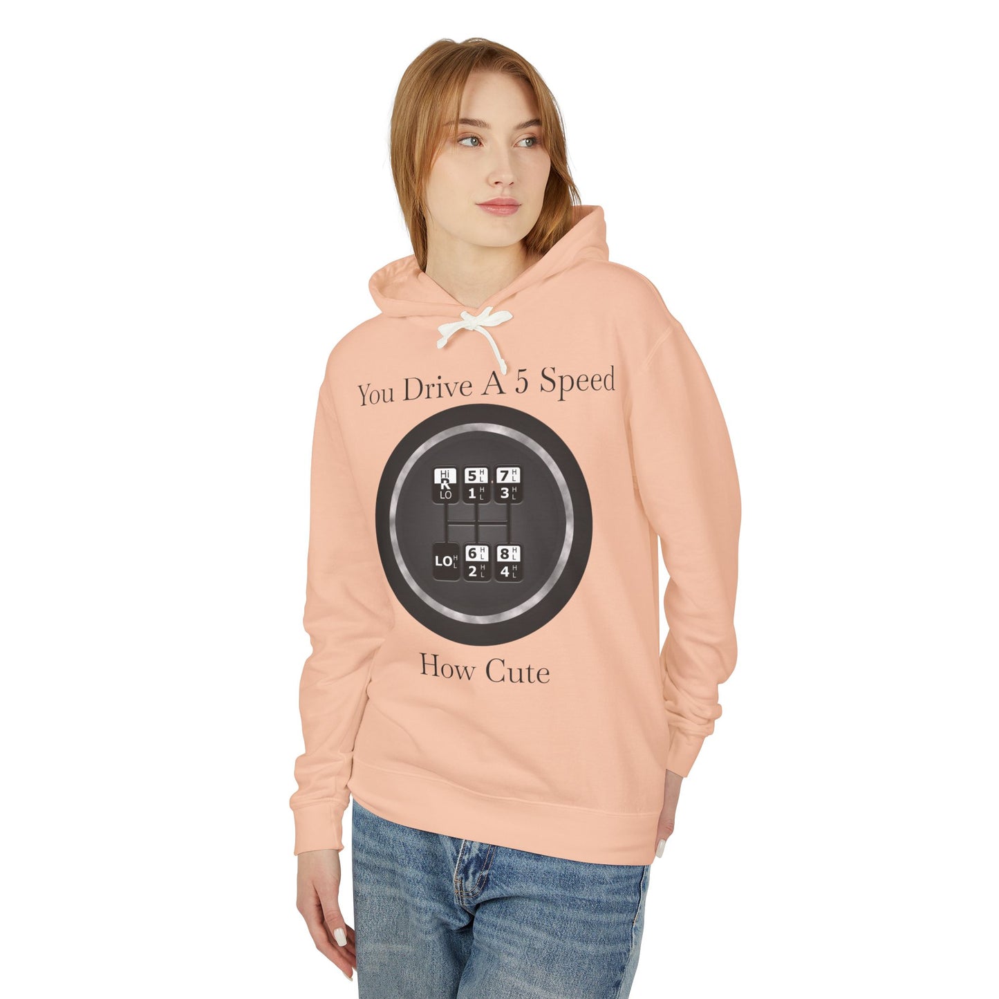 5 Speed How Cute Unisex Lightweight Hoodie