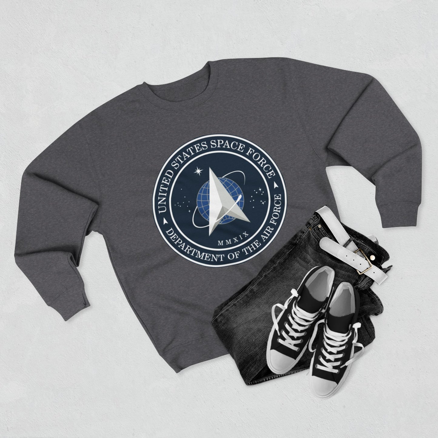 US Space Force Unisex Crewneck Sweatshirt