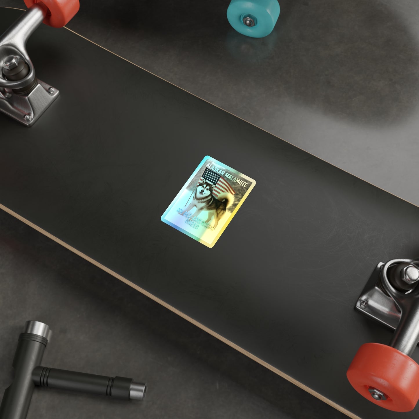 All-American Breed Holographic Sticker