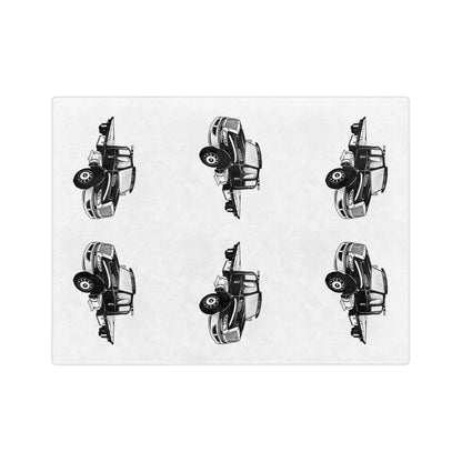 Flatbed Tow Truck Velveteen Microfiber Blanket