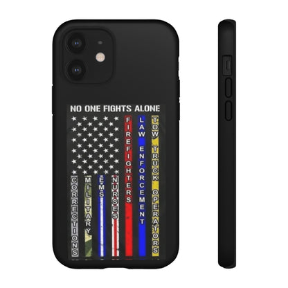 No One Fights Alone iPhone Case