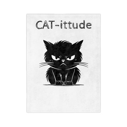 CAT-ittude Velveteen Microfiber Blanket