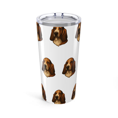 Basset Hound Head Tumbler