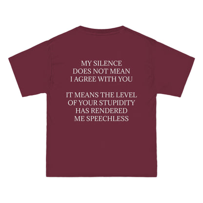 Speechless Men's Short-Sleeve Crewneck Tee