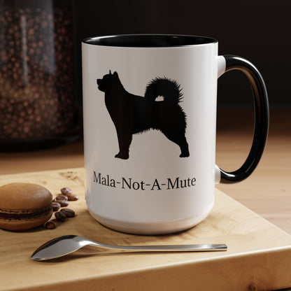 Mala-Not-A-Mute 2-Tone Coffee Mug