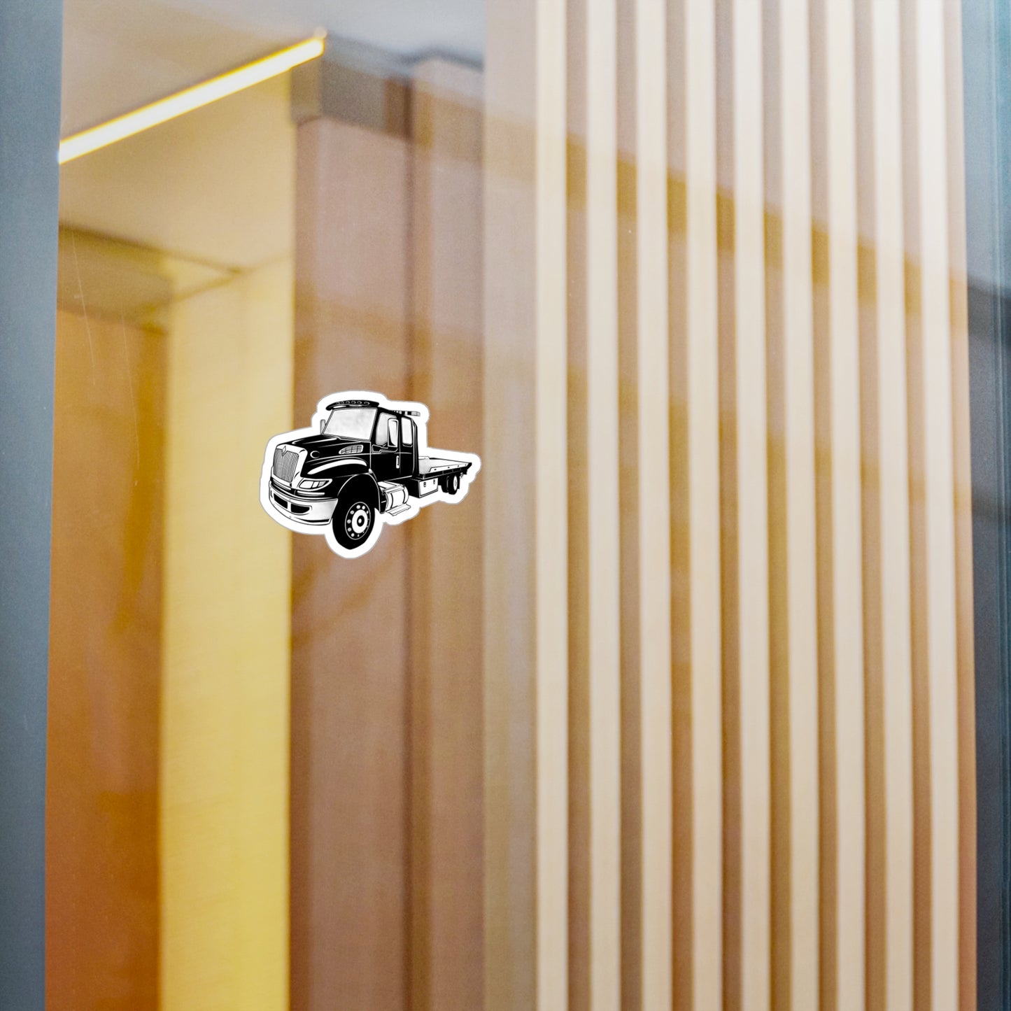 Flatbed Tow Truck Vinyl Decal