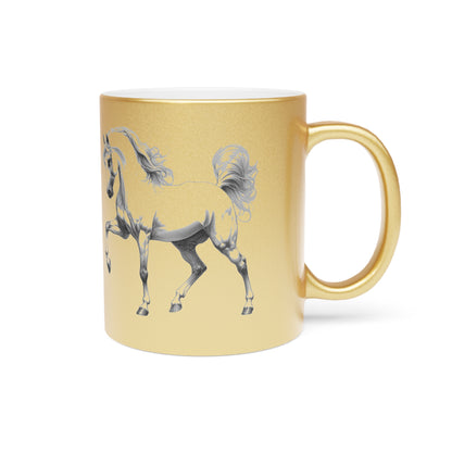 Fancy Pants Metallic Coffee Mug