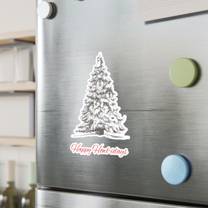 Happy Howl-idays Vinyl Decal