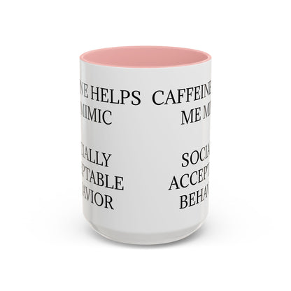 Socially Acceptable 2-Tone Coffee Mug