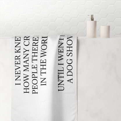 Never Knew Mink-Cotton  Beach Towel