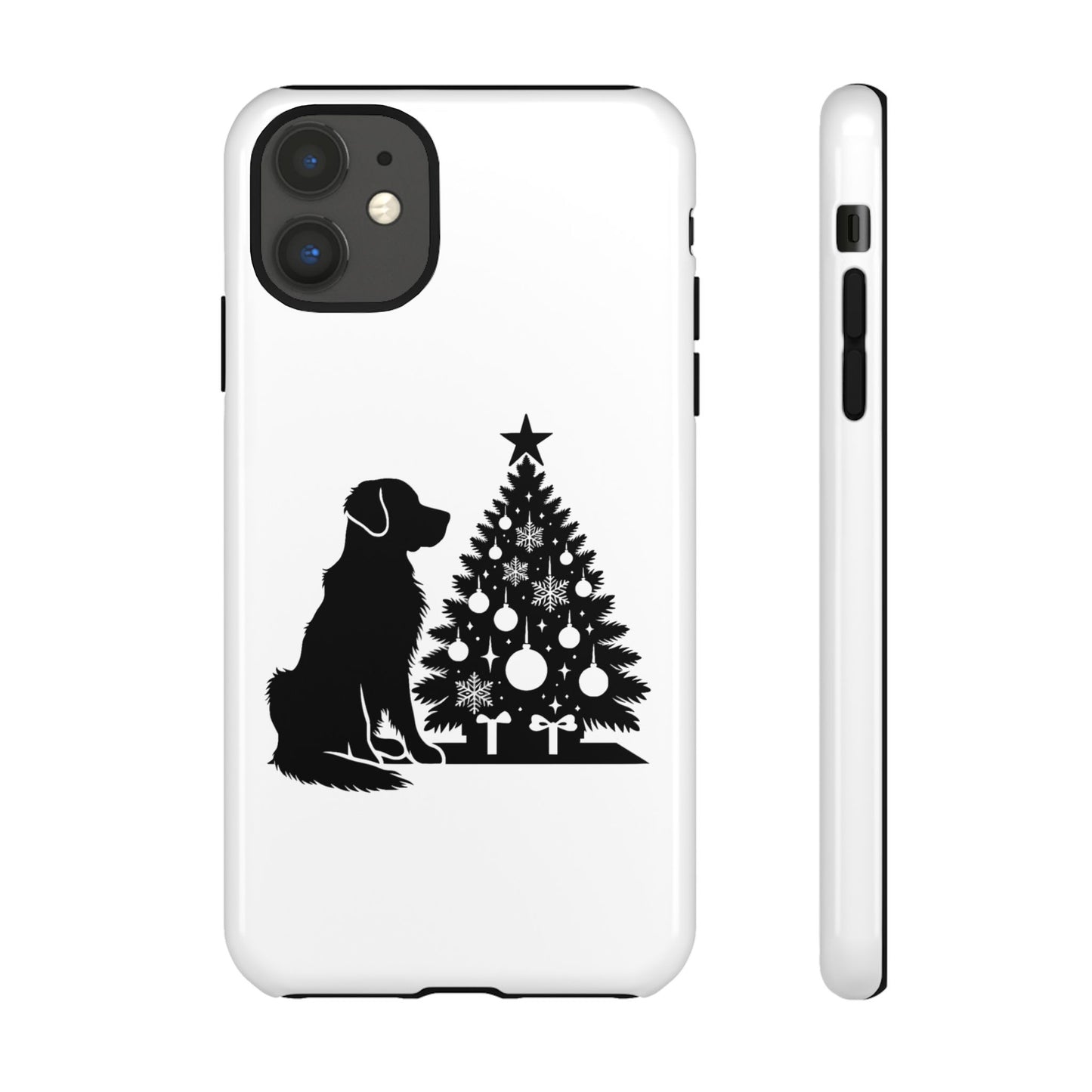 Golden Christmas Tree iPhone Case