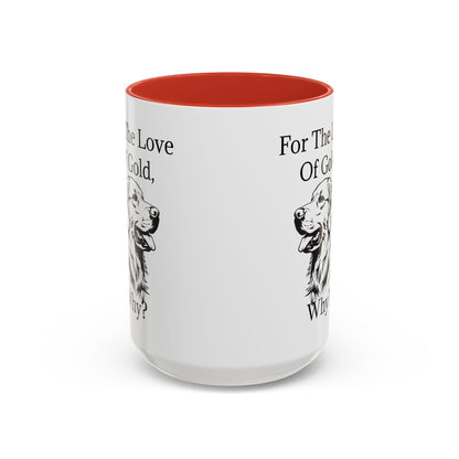 For The Love Of Gold 2-Tone Coffee Mug
