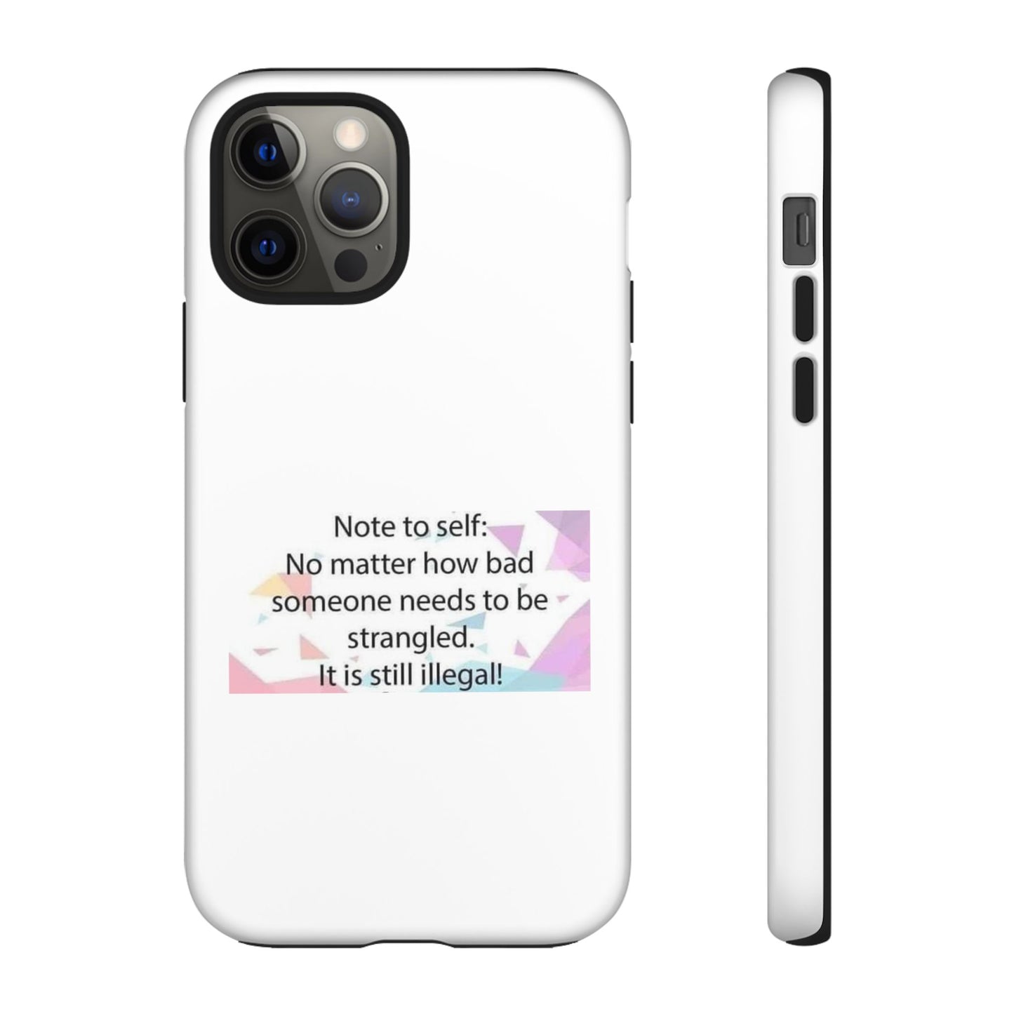 Note To Self iPhone Case