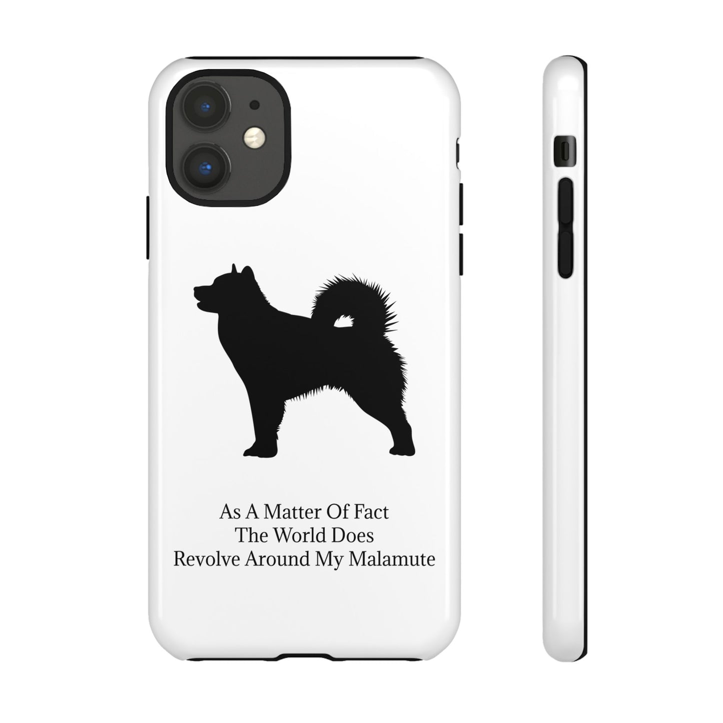 Matter Of Fact Malamute iPhone Case