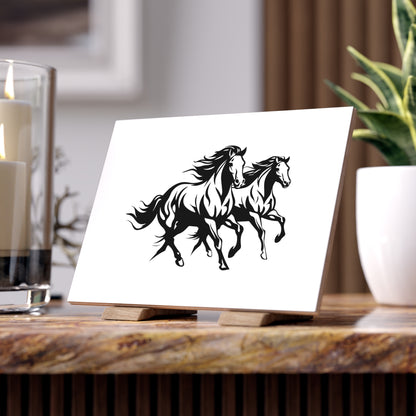 Horsin' Around Ceramic Photo Tile