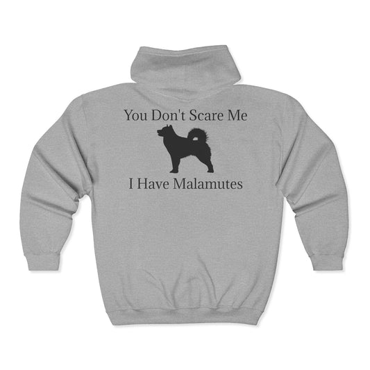 You Don't Scare Me Unisex Full Zip Hoodie
