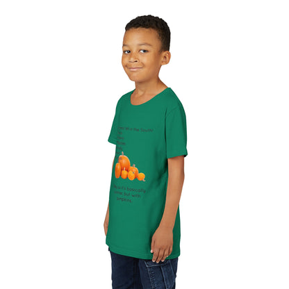 Fall In The South Youth Unisex Short Sleeve Crewneck Tee