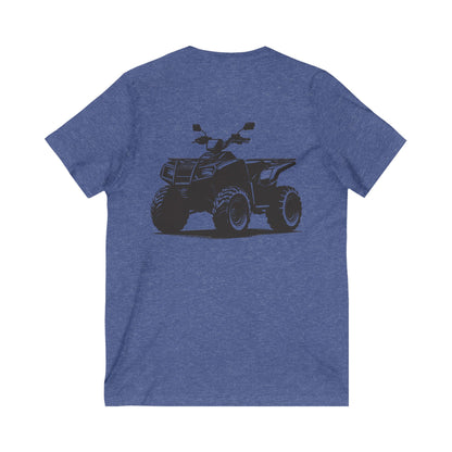 Off The Beaten Path Quad Unisex Short Sleeve V-Neck Tee