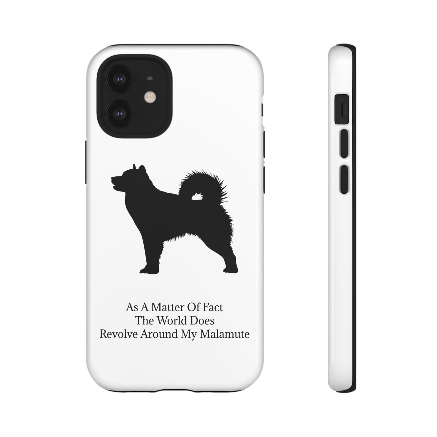Matter Of Fact Malamute iPhone Case