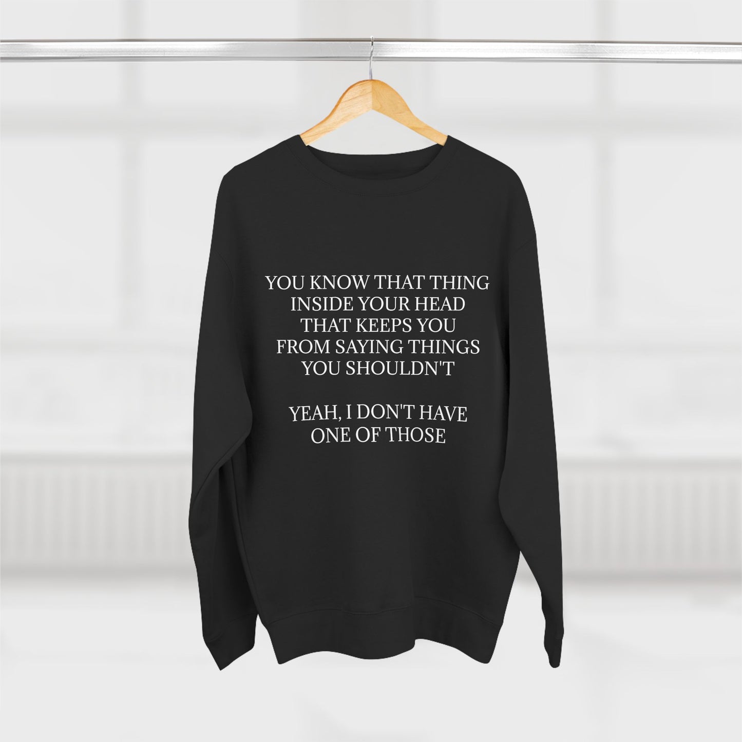 No Filter Unisex Crewneck Sweatshirt