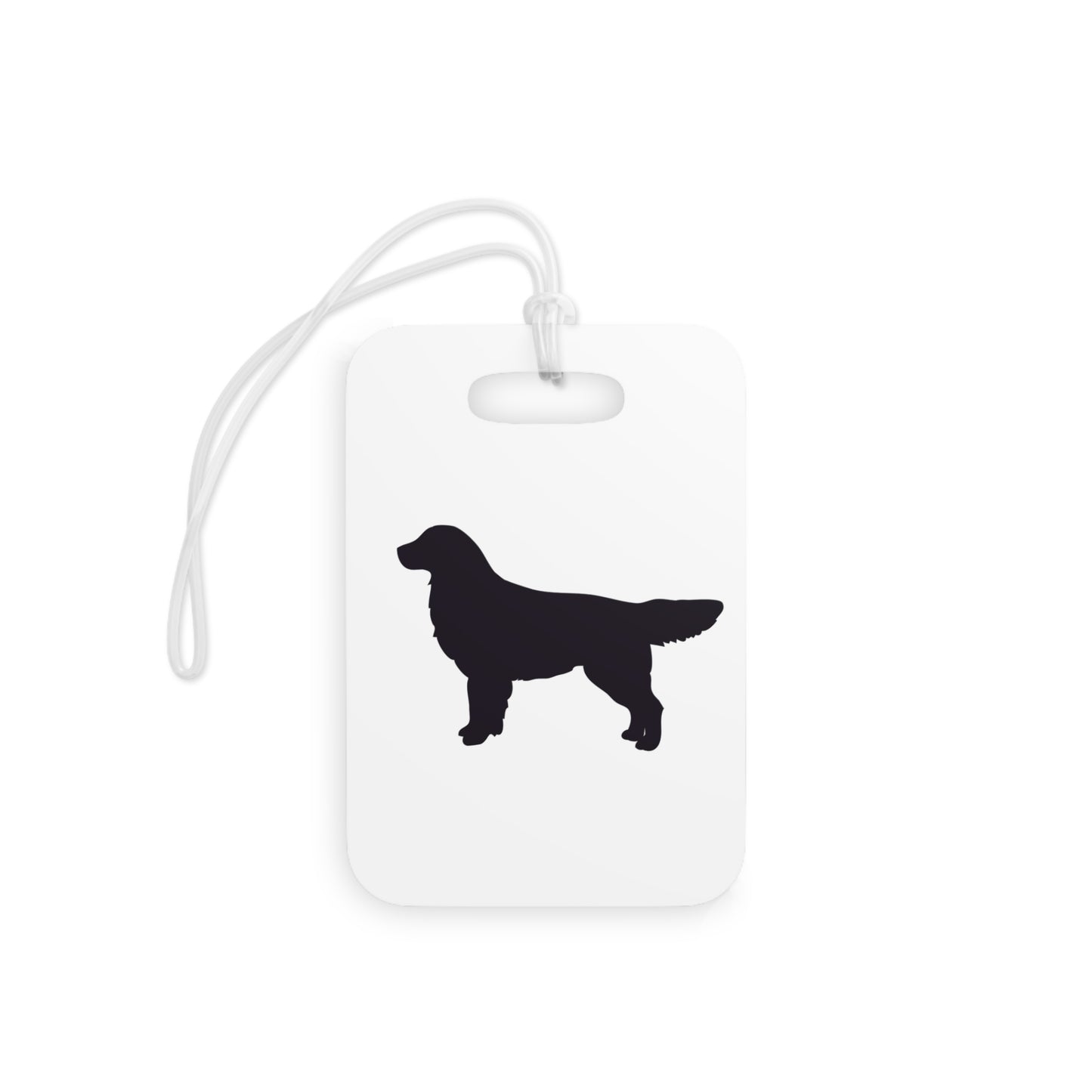 Golden Silhouette Luggage Tag