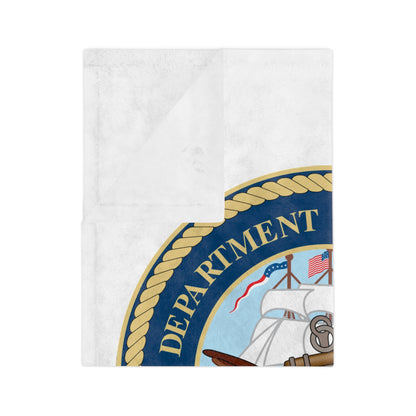 US Navy Velveteen Microfiber Blanket