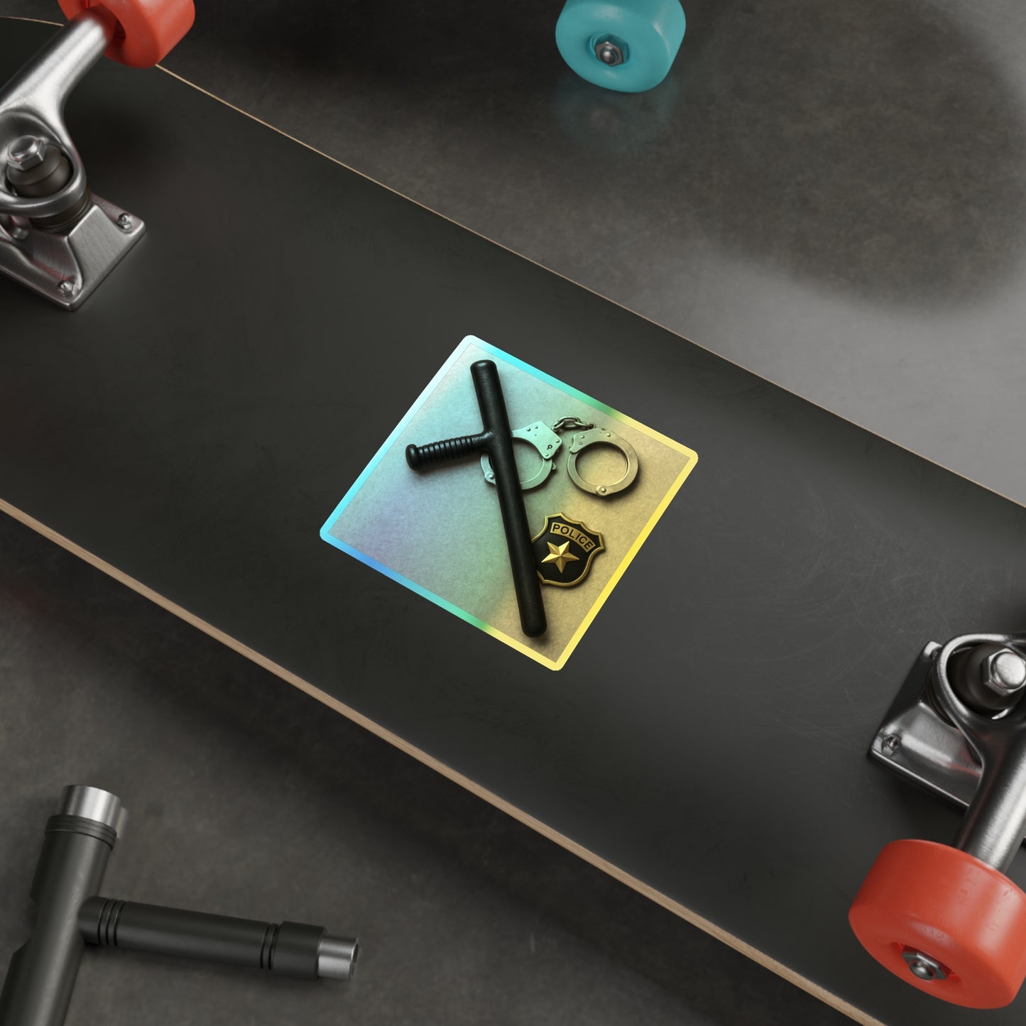 Law Enforcement Appreciation Holographic Sticker