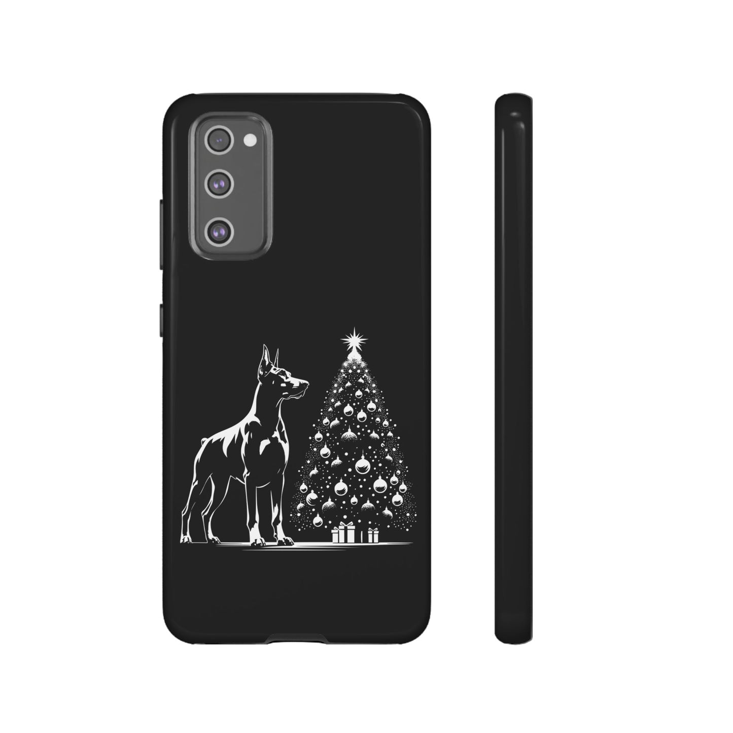 Doberman Christmas Tree Samsung Case