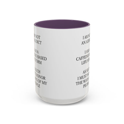 Not An Addict 2-Tone Coffee Mug
