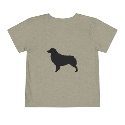 Aussie Silhouette Toddler Unisex Short Sleeve Crewneck Tee