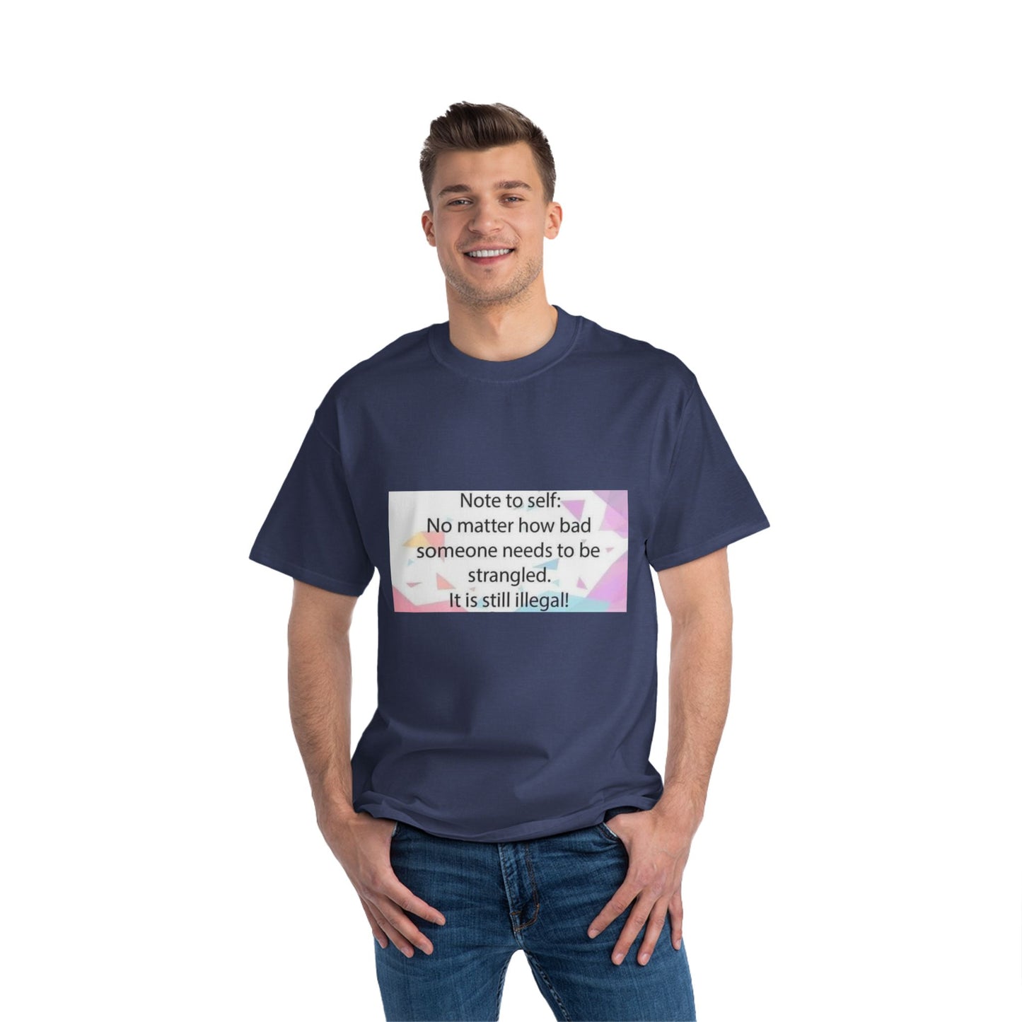 Note To Self Men's Short-Sleeve Crewneck Tee