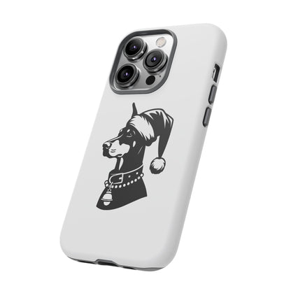 Santa Paws Doberman iPhone Case